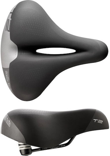 Selle Italia T 2 Flow Schwarz Fahrradsattel Trekking