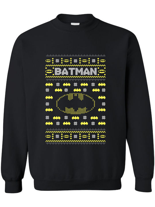 Christmas Ugly Sweater Batman Pop Culture P002191301 Black