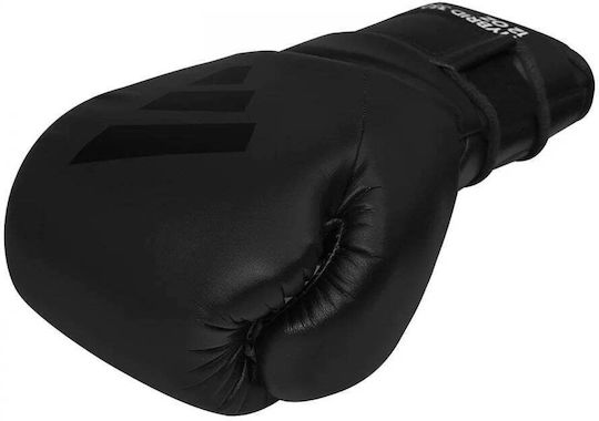 adidas Hybrid 350 Γάντια Πυγμαχίας για Αγώνα Μαύρα