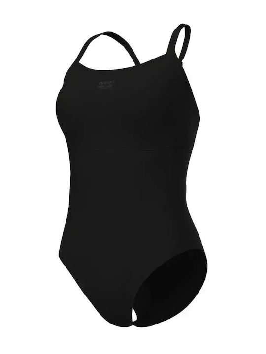 Arena Solid Women's One Piece Competition Swimsuit Black