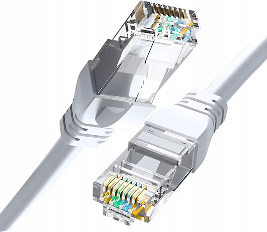 U/UTP Cat.5e (Gigabit) Cablu De Rețea Ethernet 1m Alb