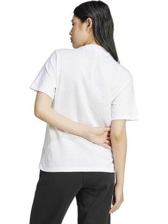 adidas Essentials Big Logo T-Shirt Λευκό