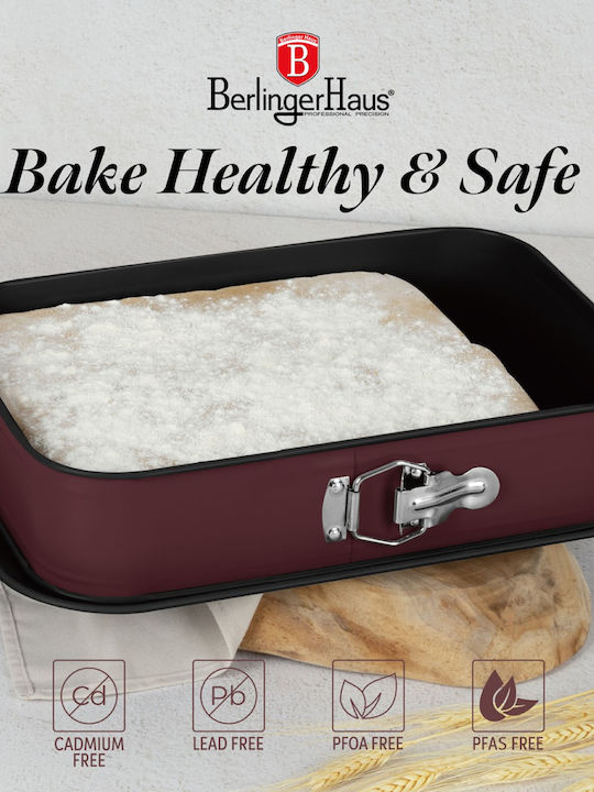 Berlinger Haus Stainless Steel Rectangular Baking Pan with Non-stick Coating 27x39cm