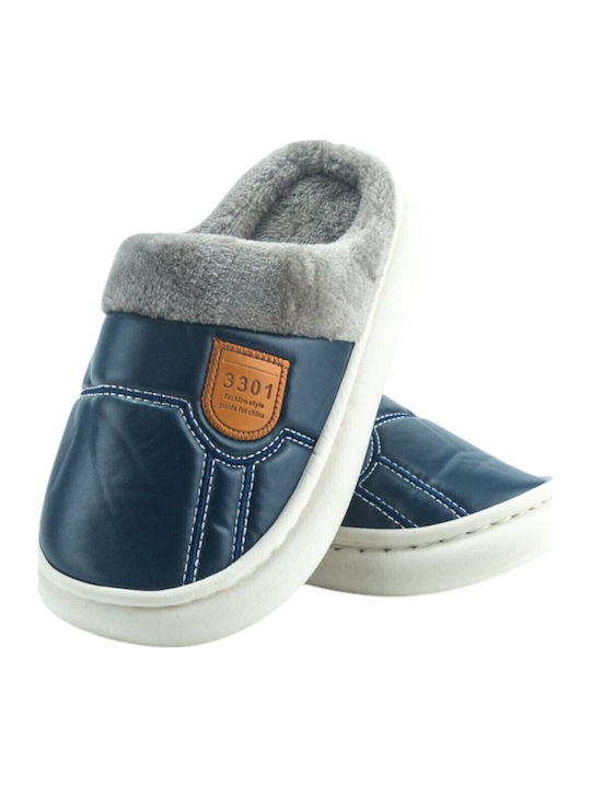 Winter Women's Slippers Navy Blue