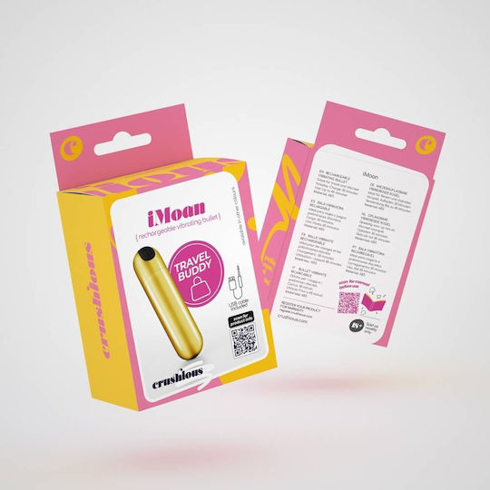 Crushious Imoan Mini Clitoral Vibrator 7.6cm Gold