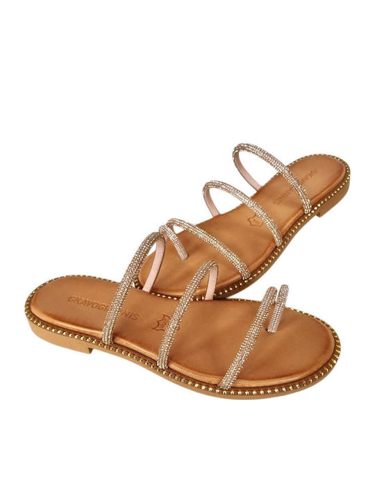 Sandale Casual Damă Din Piele Maro
