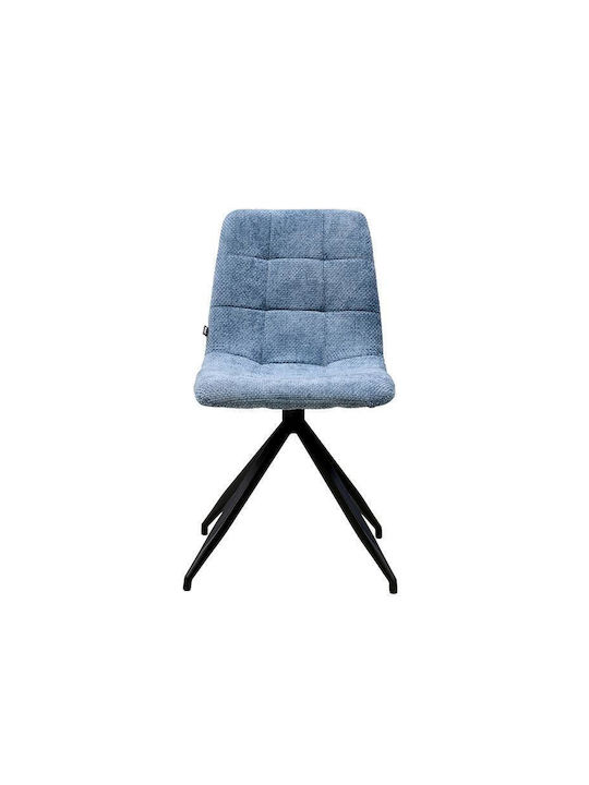 20α Dining Room Fabric Chair Blue-grey 46x54x88cm