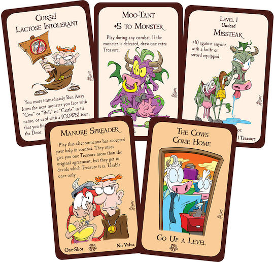 Επέκταση Παιχνιδιού Munchkin Cows για 3-6 Παίκτες 10+ Ετών (EN) Steve Jackson Games