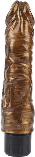 Chubby Ρεαλιστικός Δονητής 21.5cm Χρυσός
