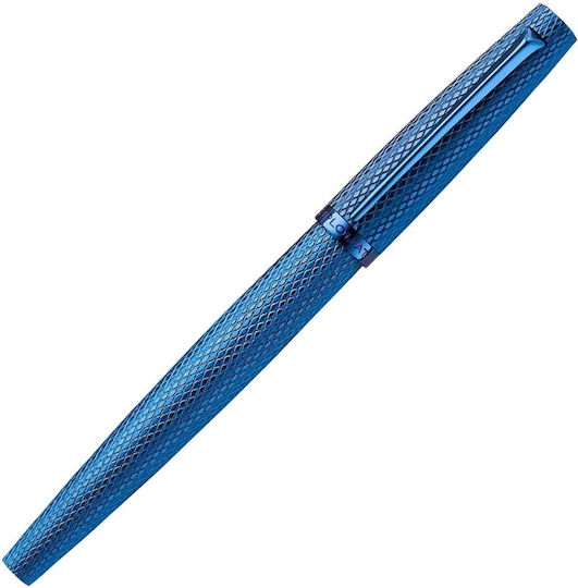 Diplomat Viper Albastru Guilloche Rollerball