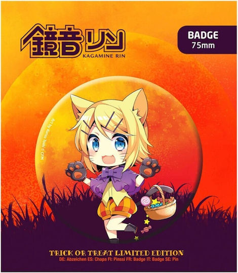Hatsune Miku Pin Badge Halloween Limited Edition Kagamine Rin