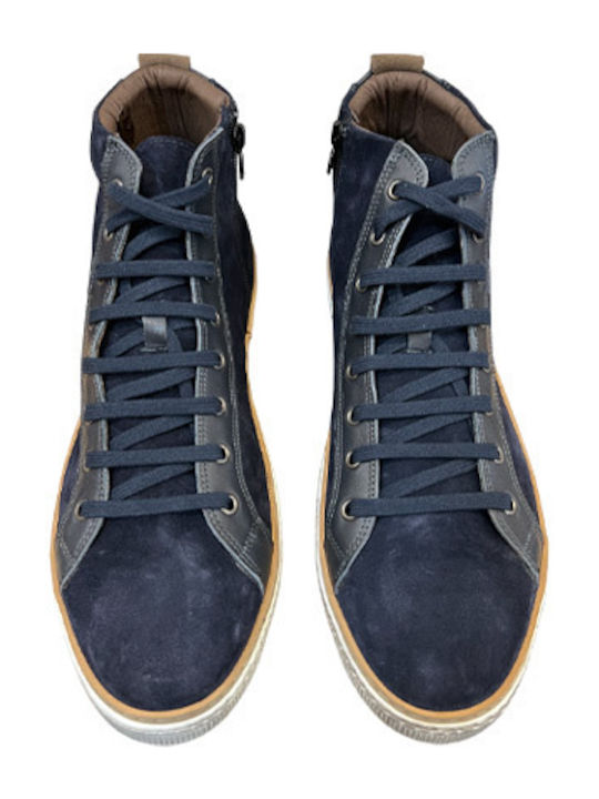 Wildleder Blau Herrenstiefel