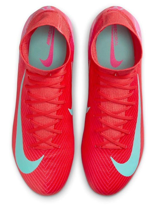 Nike Mercurial Superfly 10 Pro Football Shoes with Cleats Red
