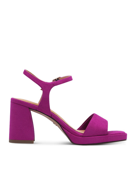 Tamaris Πέδιλα Dark Pink