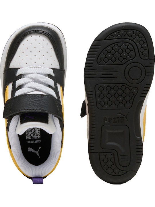 Rebound V6 Παιδικά Sneakers με Σκρατς Κίτρινα