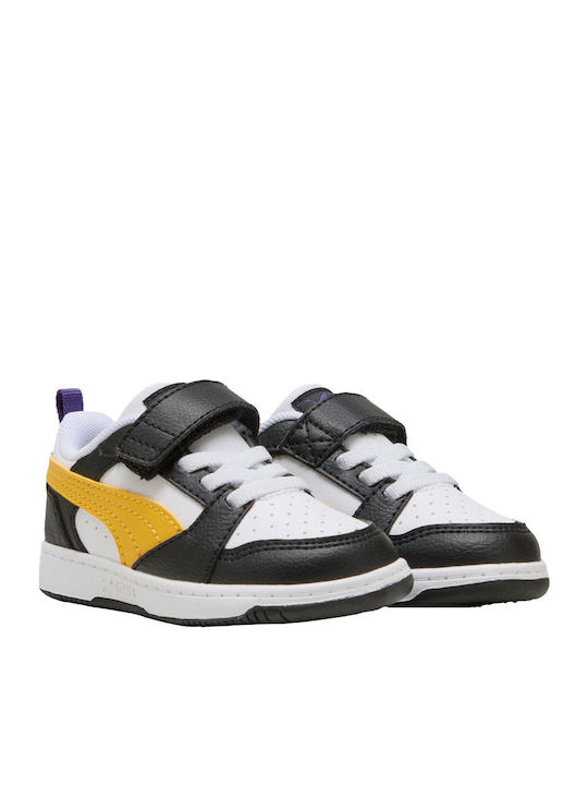 Rebound V6 Παιδικά Sneakers με Σκρατς Κίτρινα