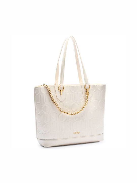 Liu Jo Γυναικεία Τσάντα Tote Χειρός Μπεζ AA5197E0538-X0459