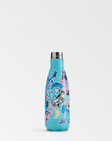 Chilly's Sticlă Pentru Copii Din Oțel Inoxidable Cu Pai 350ml