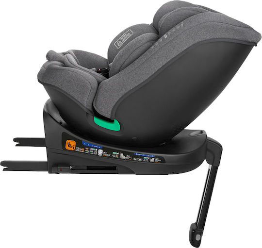 Kikka Boo i-Secure Baby Car Seat i-Size with Isofix Dark Grey
