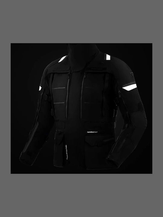 Cubby V Men's Motorcycle Jacket 4 Seasons Black