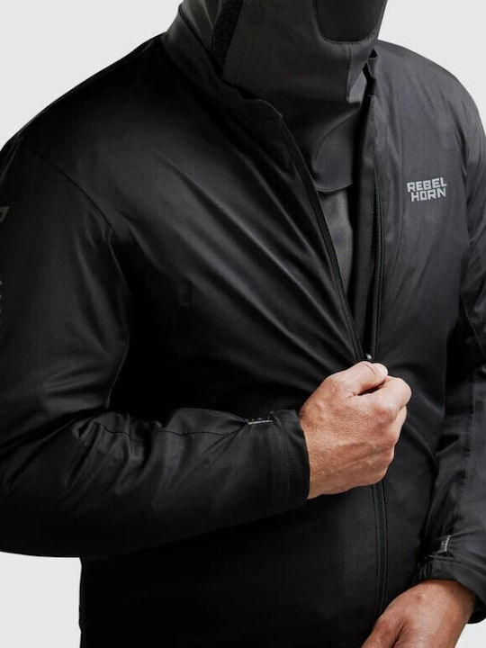 Cubby V Men's Motorcycle Jacket 4 Seasons Black
