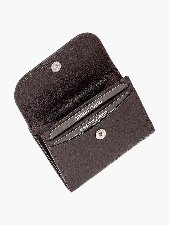 Leather Men's Wallet Classic Brown