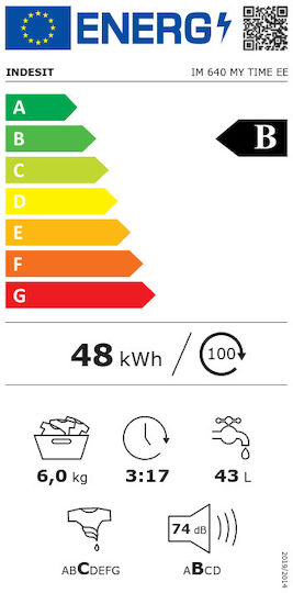 Indesit Waschmaschine 6kg 1000 Umdrehungen IM 640 MY TIME EE