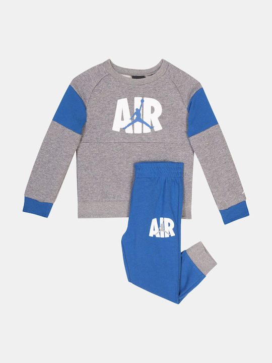 Nike Kids Sweatpants Set Grey/Blue