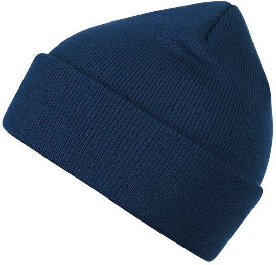 Beanie Unisex Beanie Gestrickt in Blau Farbe