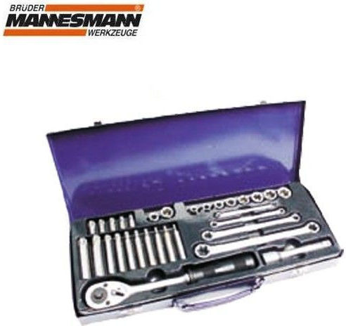 Mannesmann Ratschen- & Steckschlüssel-Sets 1\2" & 1\4" 31Stück