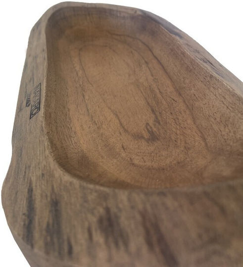 Nakaro Wood Купа за сервиране Кръгла Дърво с диаметър 50бр