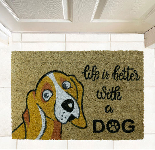 Πατακι Εισοδου Κοκοφοινικα Lifebetterwithdog Sl8623 40x60 San Lorentzo 8623