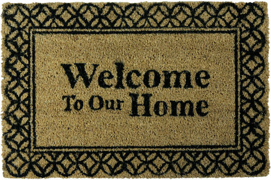 Πατακι Εισοδου Κοκοφοινικα Welcome To Our Home Sl8582 40x60 San Lorentzo 8582