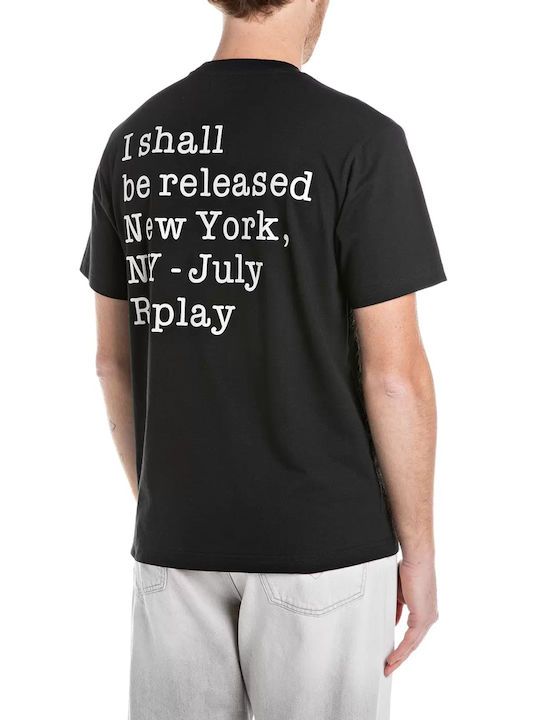 T-shirt Λευκο-μαυρο