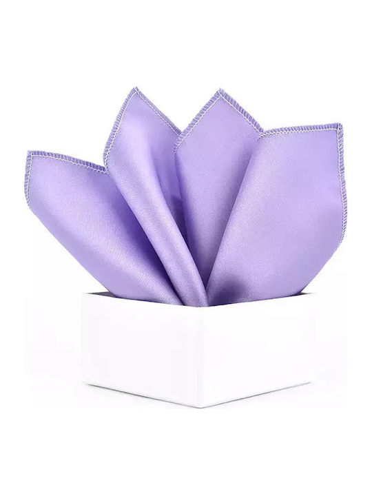 Мъжка джобна кърпа Лилав