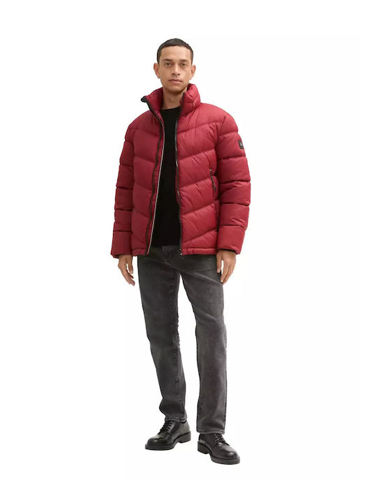 Winter Jacke Puffer Dark Red