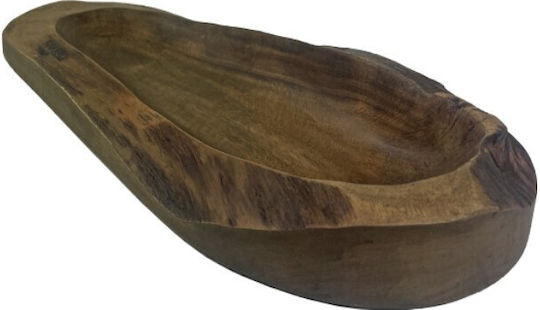 Nakaro Wood Πλατώ Σερβιρίσματος Ξύλινο 40x22εκ.