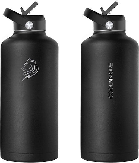 Cool'NMore Jet Μπουκάλι Θερμός Ανοξείδωτο BPA Free 2.6lt Jet Black