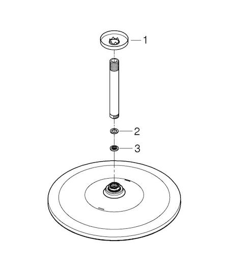 Grohe Rainshower Mono 310 Duschkopf