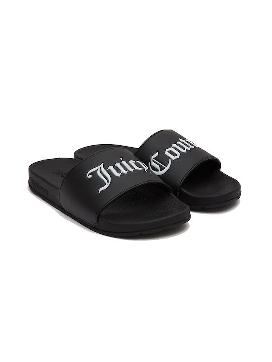 Juicy Couture Women's Slides Black