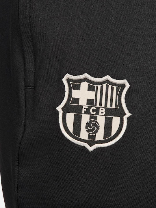 Fc Barcelona Ποδοσφαιρικό Παντελόνι Φόρμας Dri-Fit με Λάστιχο Black