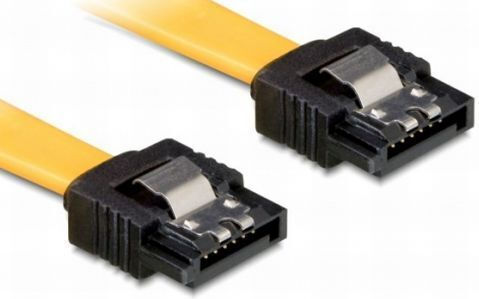 DeLock 7-Pin SATA III - 7-Pin SATA III Cable 0.2m Κίτρινο (82808)