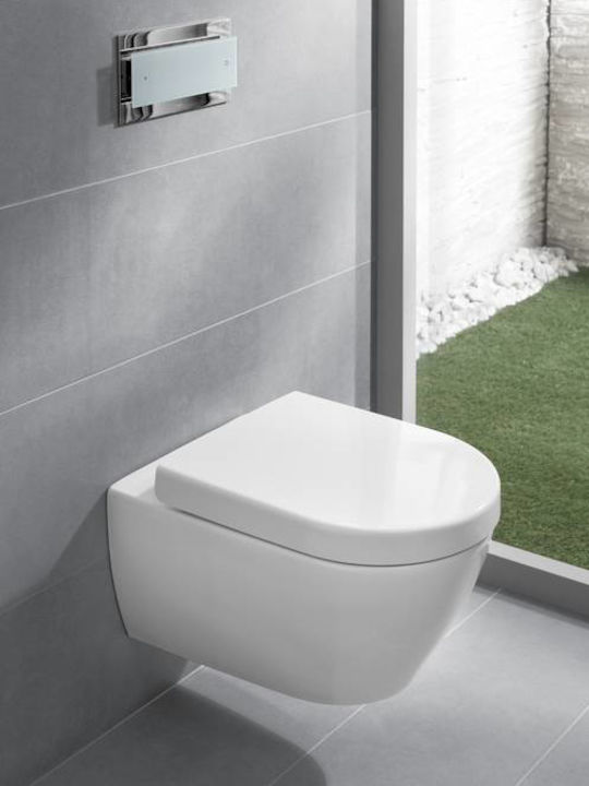 Villeroy & Boch Toilettenbrille Soft-Close Kunststoff Weiß