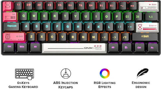 Onikuma G55 Gaming Mechanical Keyboard with RGB lighting (Spanish)