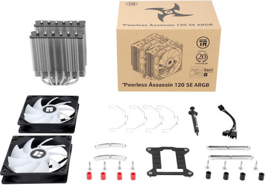 Thermalright Peerless Assassin 120 SE ARGB Ψύκτρα Επεξεργαστή για Socket AM4/AM5/1200/115x/1700