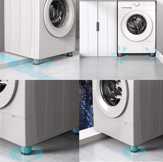 Techboss Folding Anti-Vibration Pads for Washing Machine 4pcs