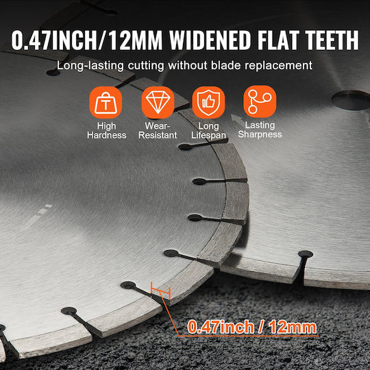 Vevor Cutting Disc Construction Materials Hole Diameter 14mm 1pcs