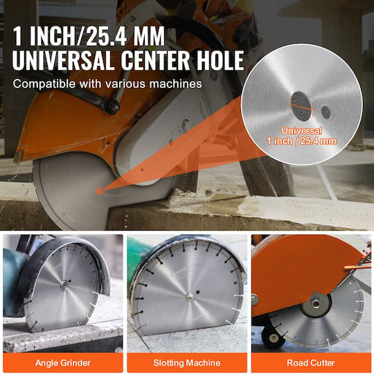 Vevor Cutting Disc Construction Materials Hole Diameter 14mm 1pcs