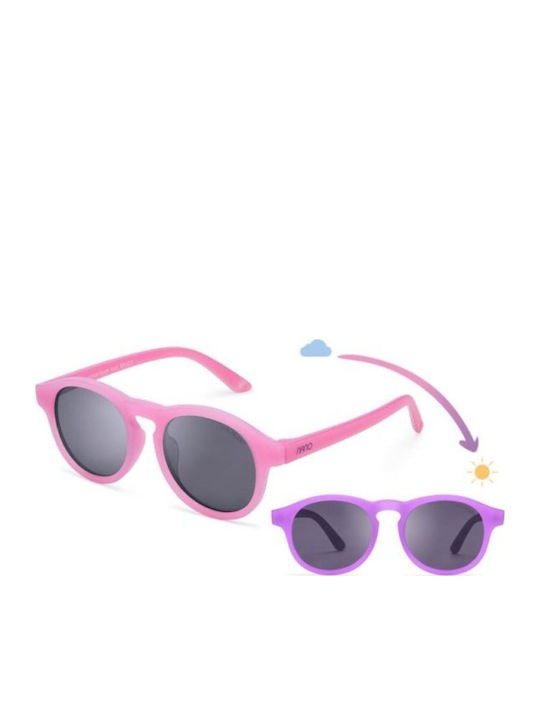 Nanovista Round Baby Kids Sunglasses with Polarized Lens Pink for 1-4 Years