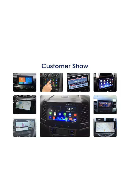 Car Audio System for Smart ForTwo 2007-2010 (Bluetooth/USB/WiFi/GPS/Apple-Carplay/Android-Auto) with Touch Screen 9"